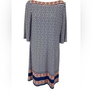 Donna Morgan Greek Key Dress